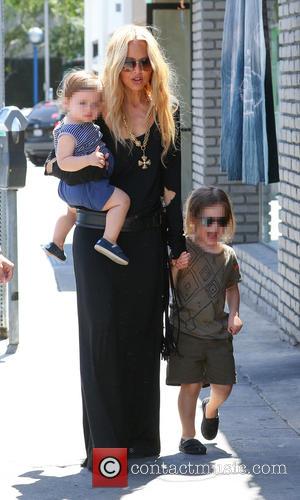 Rachel Zoe, Kaius Jagger Berman and Skyler Morrison Berman - Rachel Zoe takes her kids Kaius and Skyler out for...