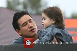 Mario Lopez and Dominic Lopez - Melissa Joan Hart promotes her new boys clothing line, 