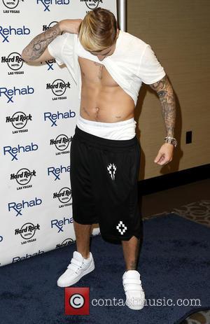 Justin Bieber - Justin Bieber hosts a pre-fight party at Rehab inside the Hard Rock Hotel & Casino in Las...