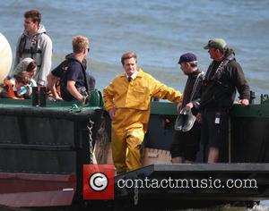 Colin Firth and Rachel Weisz - Colin Firth and Rachel Weisz film a scene for the as yet untitled Donald...