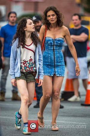 Katie Holmes and Stefania Owen