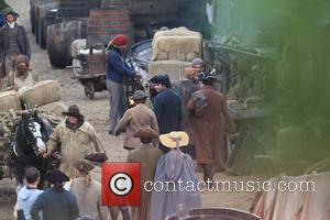 Aidan Turner - Aidan Turner who plays Poldark in the BBC drama boards a Ship in harbour. - Penzance, United...