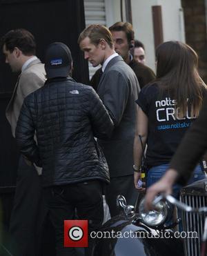 Matt Smith - Filming takes place on the set of new Netflix tv series 'The Crown' - London, United Kingdom...