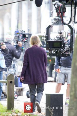 Colin Firth , Renee Zelwegger - Colin Firth and Renee Zelwegger spotted filming Bridget Jones in North London. - London,...