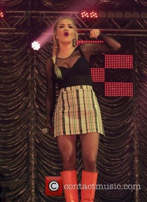 Rita Ora - Artists perform at the KISS FM Haunted House party Halloween concert at wembley arena - London, United...