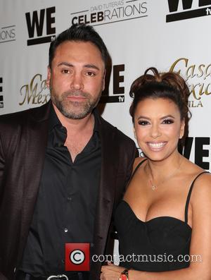 Oscar De La Hoya and Eva Longoria