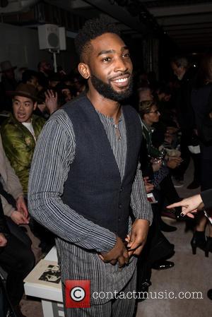 Tinie Tempah - London Collections: Men A/W 2016 - Oliver Spencer - Front row at 180 Strand - London, United...