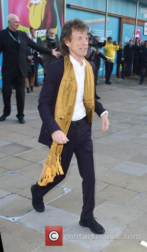 Mick Jagger - Rolling Stones seen arriving at there Exhibition at Saarchi Gallery. - London, United Kingdom - Monday 4th...