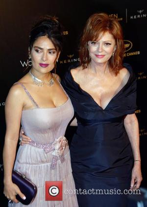 Susan Sarandon , Salma Hayek - 69th Cannes Film Festival - Women in Motion Gala Awards - Arrivals at Cannes...