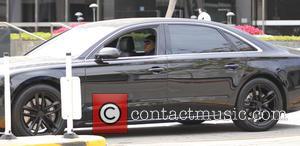 LL Cool J - Rapper LL Cool J seen driving in his custom car in Beverly Hills - Los Angeles,...