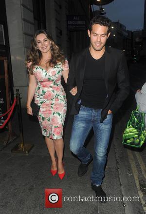 Kelly Brook , Jeremy Parisi - Kelly Brook and boyfriend arriving at Steam & Rye Goes Tropical - party. London....