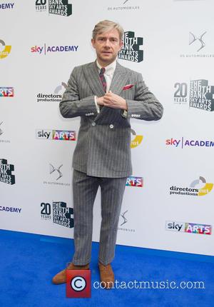 Martin Freeman - Celebrities arrive at the South Bank Sky Arts Awards at the Savoy Hotel in London at The...