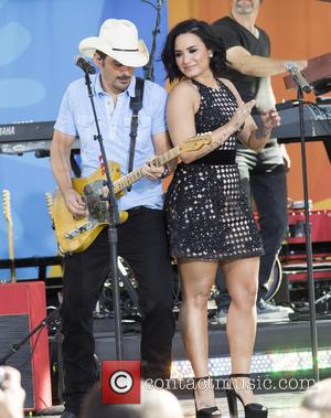 Brad Paisley and Demi Lovato