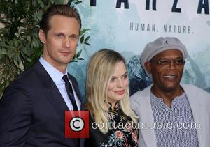 Alexander Skarsgard, Margot Robbie and Samuel L. Jackson