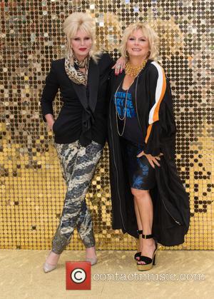 Jennifer Saunders and Joanna Lumley