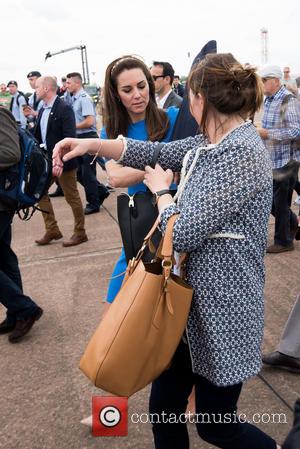 The Duchess of Cambridge (formerly Kate Middleton) at Fairford Royal International Air Tattoo. Fairford, United Kingdom - Friday 8th July...