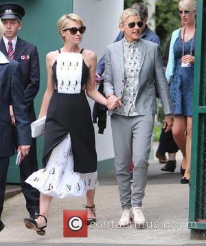 Ellen Degeneres and Portia Dirossi