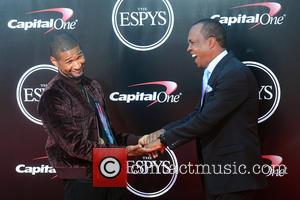 Usher and Sugar Ray Leonard