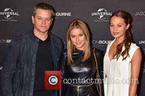 Matt Damon, Kim Gloss and Alicia Vikander
