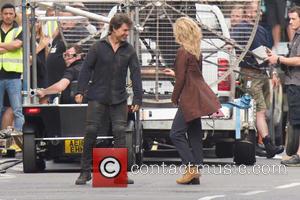 Annabelle Wallis and Tom Cruise