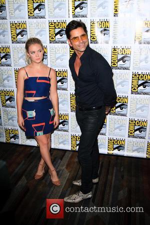 Billie Lourd and John Stamos