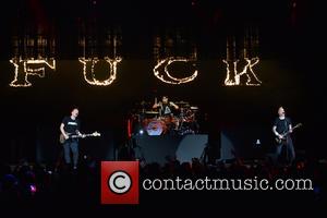 Matt Skiba, Travis Barker and Mark Hoppus