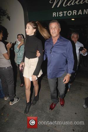 Sylvester Stallone and Scarlet Rose Stallone