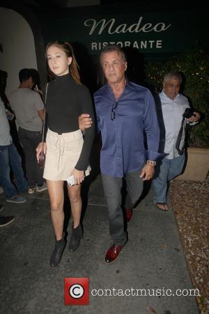 Sylvester Stallone and Scarlet Rose Stallone
