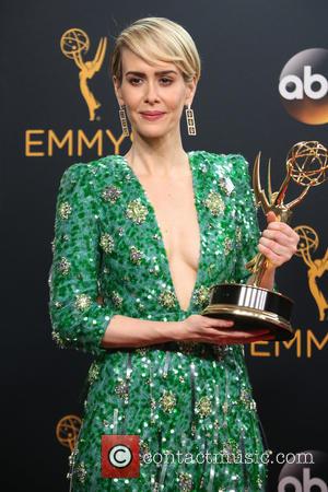Sarah Paulson in the press room at the 68th Emmy Awards held at the Microsoft Theater, Los Angeles, California, United...