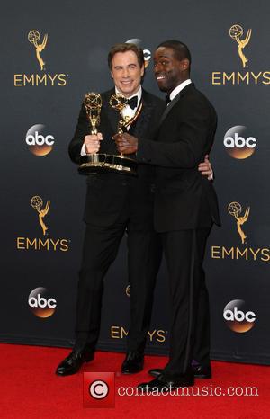 John Travolta and Sterling K. Brown