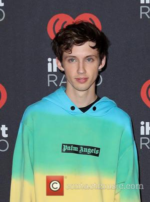 Troye Sivan seen entering the iHeartRadio Music Festival held at T-Mobile Arena Las Vegas, Nevada, United States - Saturday 24th...