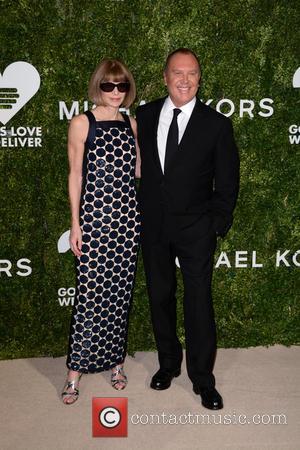Anna Wintour and Michael Kors arrives at the 2016 Golden Heart Awards Dinner held by the charity God's Love We...