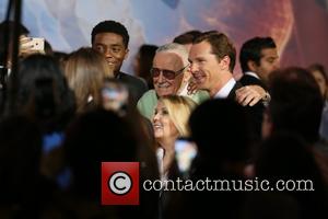 Stan Lee and Benedict Cumberbatch