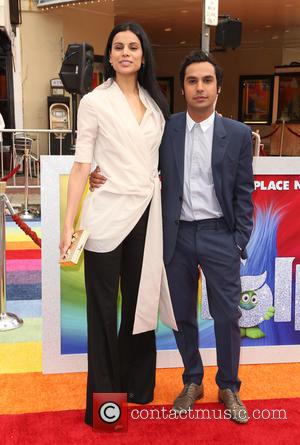 Kunal Nayyar and Neha Kapur