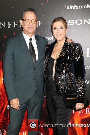 Tom Hanks with Rita Wilson at a Directors Guild of America special screening of Tom's new movie 'Inferno'. Los Angeles,...