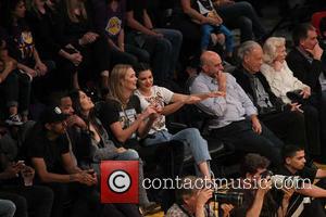 Various celebrities including Kendall Jenner and Karlie Kloss seen at the Lakers home opener. The Los Angeles Lakers defeated the...