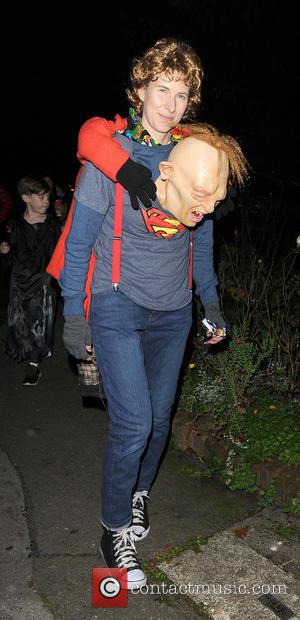 Karoline Copping and various other celebrities attend Jonathan Ross' annual Halloween party held at his home - London, United Kingdom...