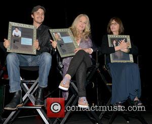 Johnny Simmons, Beverly D’angelo and Talia Shire