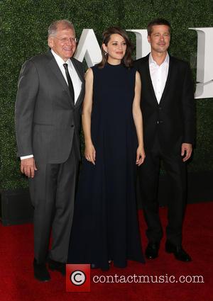 Robert Zemeckis, Marion Cotillard and Brad Pitt