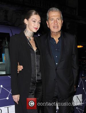 Gigi Hadid and Mario Testino