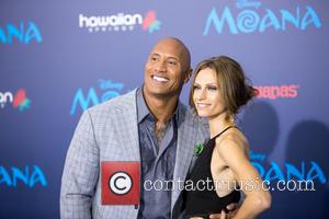 Dwayne Johnson and Lauren Hashian