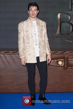 Ezra Miller seen at the UK Premiere of Fantastic Beasts And Where To Find Them held at Cineworld Leicester Square,...