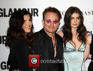 Bono, Wife Alison Hewson and Daughter Eve Hewson