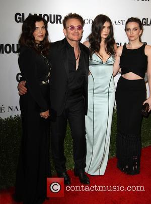 Bono, Wife Alison Hewson, Daughters Eve Hewson and Jordan Hewson