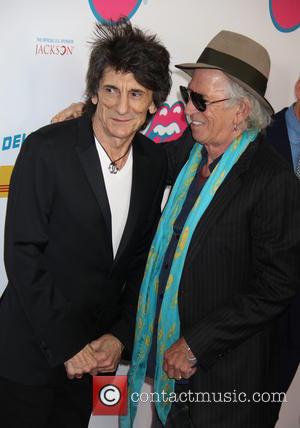 Ronnie Wood arrives at The Rolling Stones Exhibitionism opening night held at Industria Superstudio, New York City, United States -...