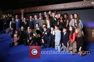 Harry Potter and the Cursed Child cast seen at the UK Premiere of Fantastic Beasts And Where To Find Them...