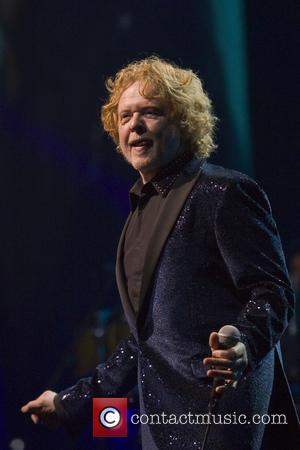 Mick Hucknall and the rest of Simply Red performing live in concert at the SSE Hydro in Glasgow, Scotland -...
