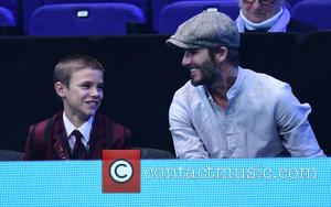 David Beckham and Romeo Beckham