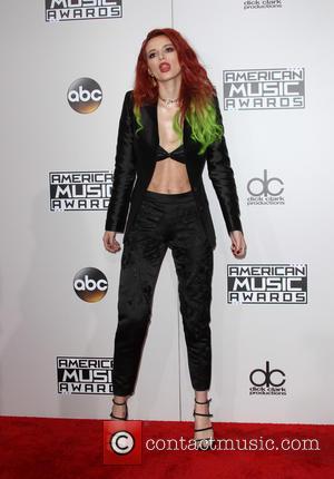 Bella Thorne arrives at the 2016 American Music Awards held at the Microsoft Theatre, Los Angeles, California, United States -...