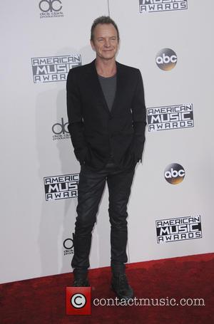 Sting arrives at the 2016 American Music Awards held at the Microsoft Theatre, Los Angeles, California, United States - Sunday...